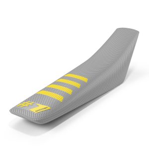 ONE GRIPPER - RIBBED - Light Grey/Yellow