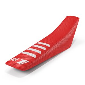 ONE GRIPPER - RIBBED - Red/White