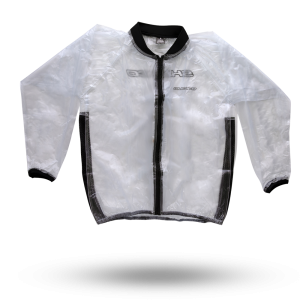 (V427-XL) JACKET RAIN TRANSPARENT SHERCO XL