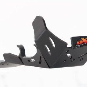 Skid plate Husqvarna FE250 / FE350 with linkage guard ( 2017 - 2023 ) - Black