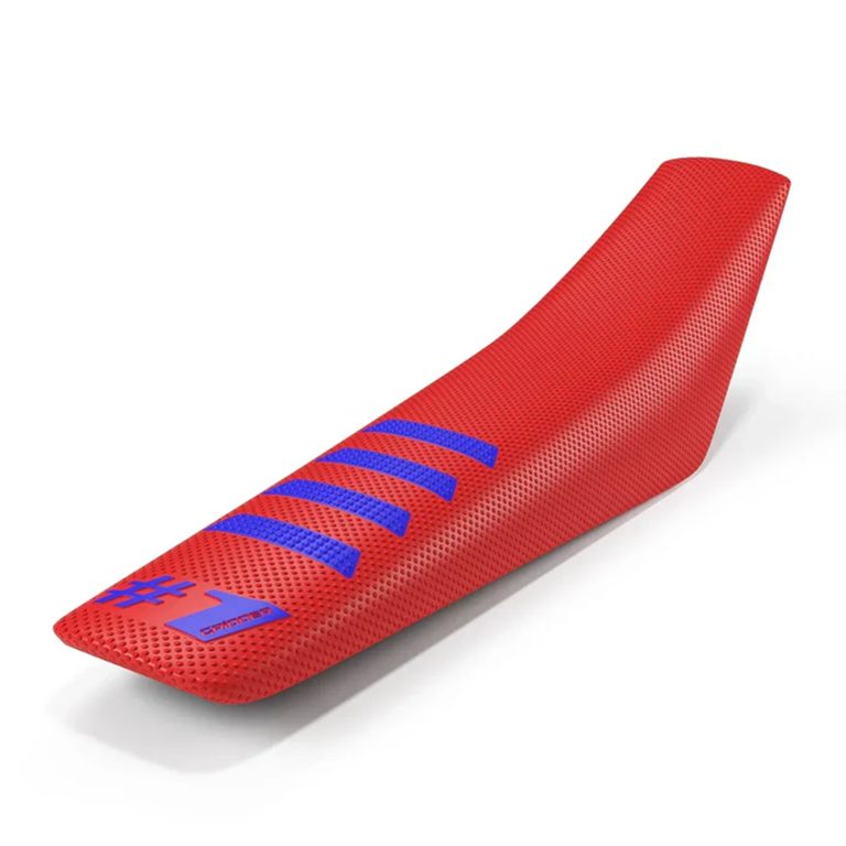 Onegripper-seat-cover-ribbed-red-blue